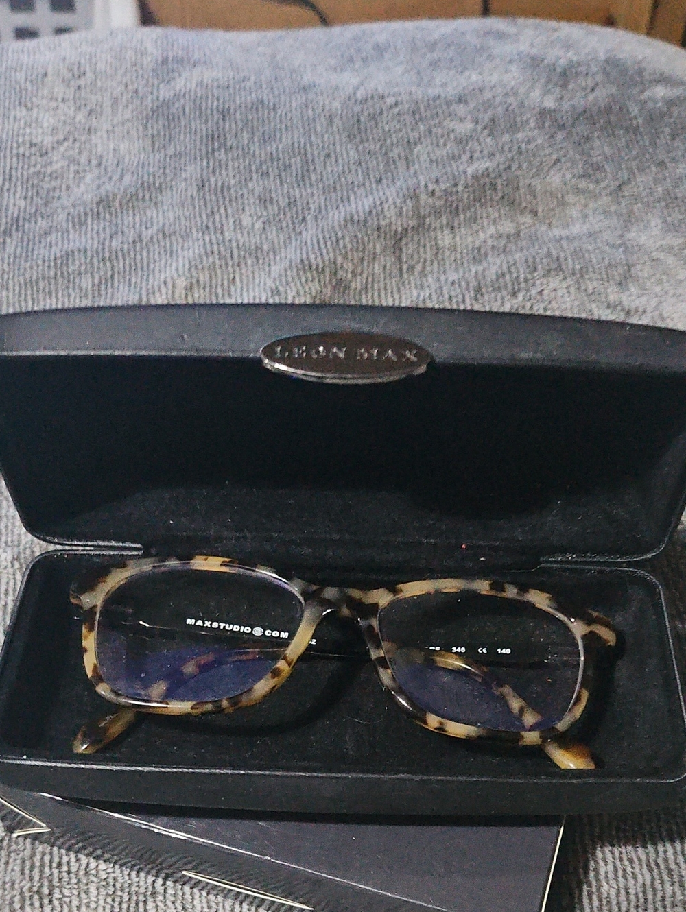 Max Studio Mens Eyeglass Frames With Hard Case